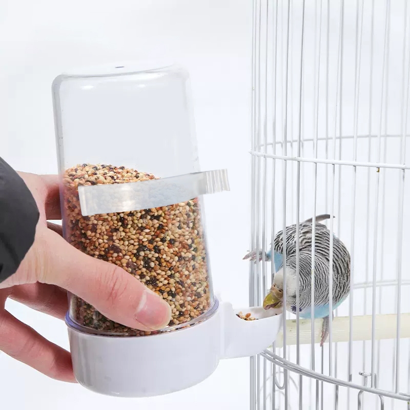 ถูก🎉ที่ให้น้ำนก ที่ให้อาหารนก  ที่ให้น้ำ-อาหารอัตโนมัติ  ขวดน้ำนกแก้ว ที่ให้น้ำนก อุปกรณ์เลี้ยงนก เหมาะสำหรับนก นกแก้ว