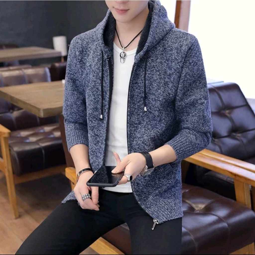 พร้อมส่งจากไทย เสื้อกันหนาวผู้ชาย กันหนาวสเวตเตอร์ มี4สี อก38/40/42/44นิ้ว