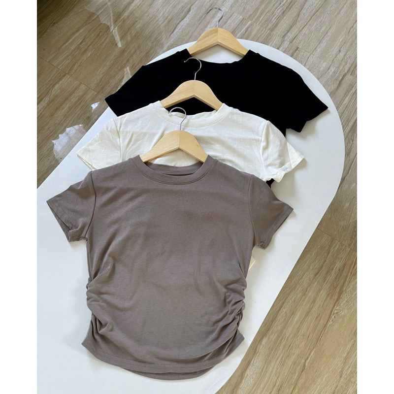 เสื้อยืดเรียบๆผ้านุ่มใส่สบายEl09