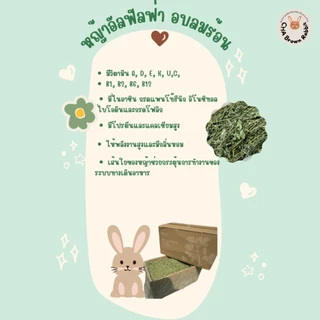CBRF หญ้ากระต่าย หญ้าอัลฟาฟ่าอบลมร้อน Super Premium Alfalfa Grass 1Kg. (กล่องน้ำตาล)