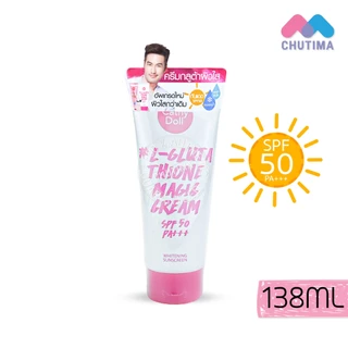 ครีมกันแดด เคที่ดอลล์ เอสพีเอฟ50 พีเอ+++ Cathy Doll Whitening Sunscreen L-glutathione Magic Cream SPF50 PA+++ 60/ 138ml.