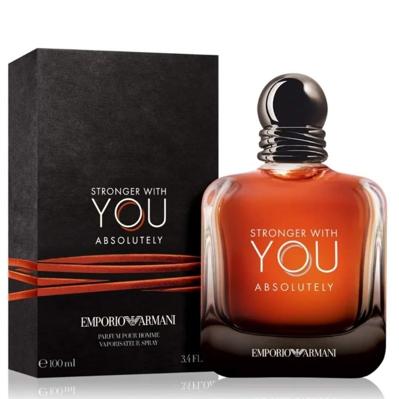 Emporio Armani Stronger with You Absolutely Parfum 100ml.กล่องซีล