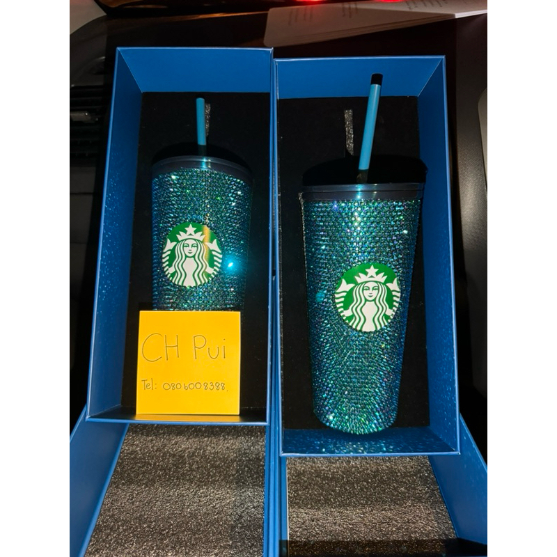 Starbucks 25th Anniversary Blue Bling Cold Cup (16oz.) *Limited to Starbucks®