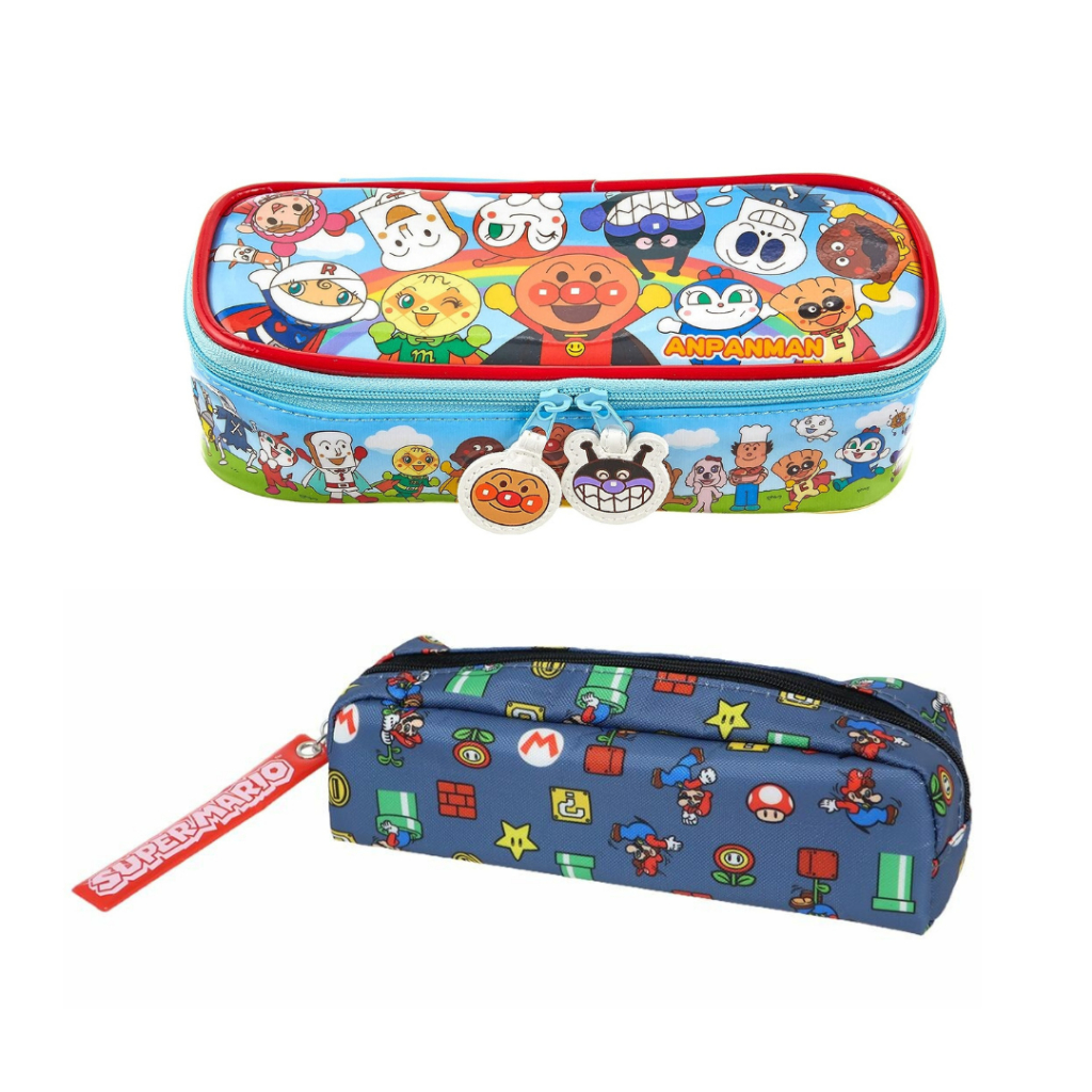 กล่องดินสอ อันปังแมน มาริโอ้ นำเข้าจากญีปุ่น กระเป๋าใส่ของ Anpanman Mario ราคา ถูกที่สุด ดีลบีเคเค
