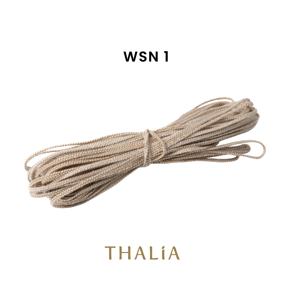 ไส้เทียนธรรมชาติลดการเกิดควันแบบไม่เคลือบ รุ่นWSN (10เมตร)