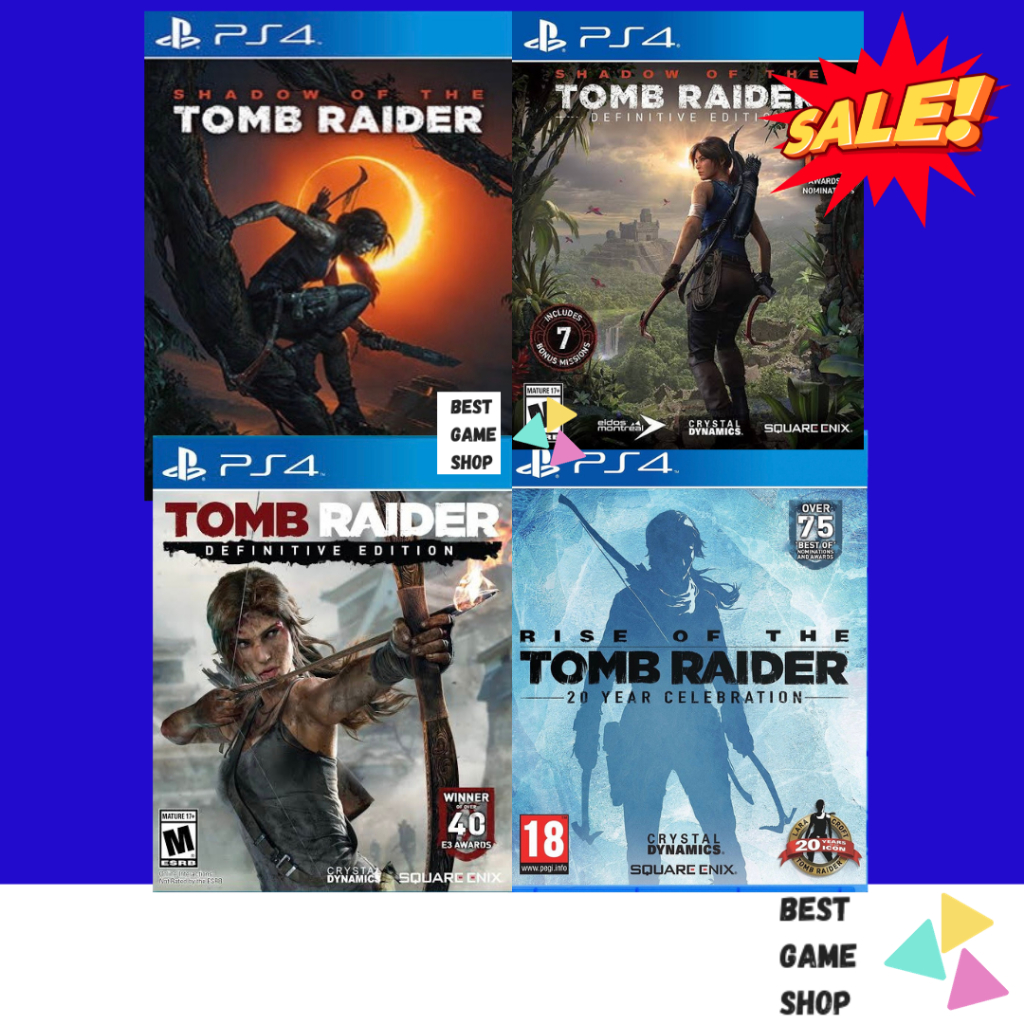 PS4 : Shadow of the Tomb Raider / Rise of Tomb Raider / defensive edition (สินค้าใหม่ มือ1/ มือ2) [t