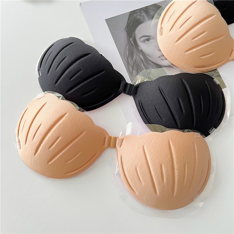 บราเมอร์เมด บราหอยใส่สวย ใส่ได้ 20 ครั้ง+++ กาวเหนียว มีฟองนํ้าหนา 2cm. (ฟรีสาย)