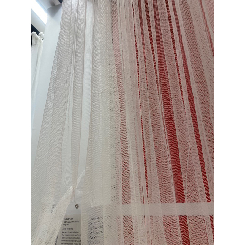 แนะนำ ผ้าม่าน ผ้าม่านโปร่งแสง ม่านกรองแสง LILL ลิล อีเกีย ราคาพิเศษ มีเก็บเงินปลายทาง