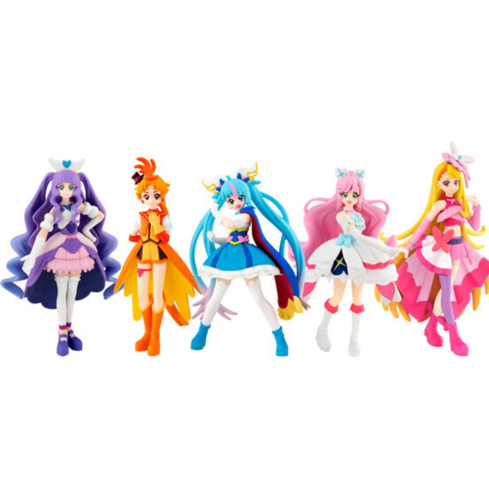 [Direct from Japan] Bandai PrettyCure Soaring Sky! Precure Cutie Figure 5 type set Japan NEW