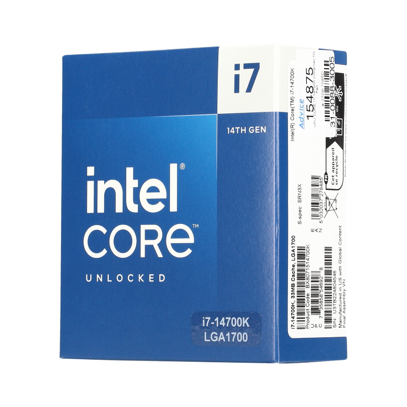 INTEL CPU  CORE I7-14700K LGA 1700 - A0154875