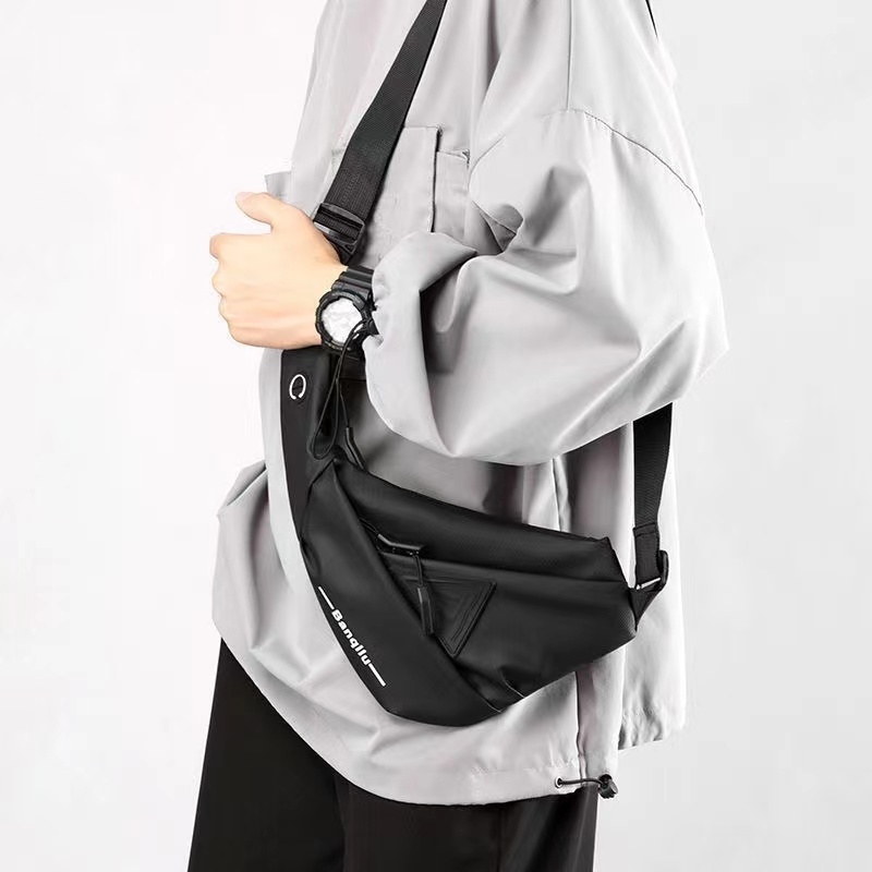 กระเป๋าสะพายข้าง แฟชั่น มาใหม่ G40(3สี ดำ เทา น้ำเงิน)