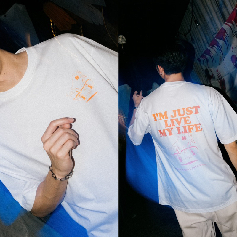 ZAMIO GHOST T-shirt เสื้อยืดแขนสั้นทรง oversize - รูปที่ 2