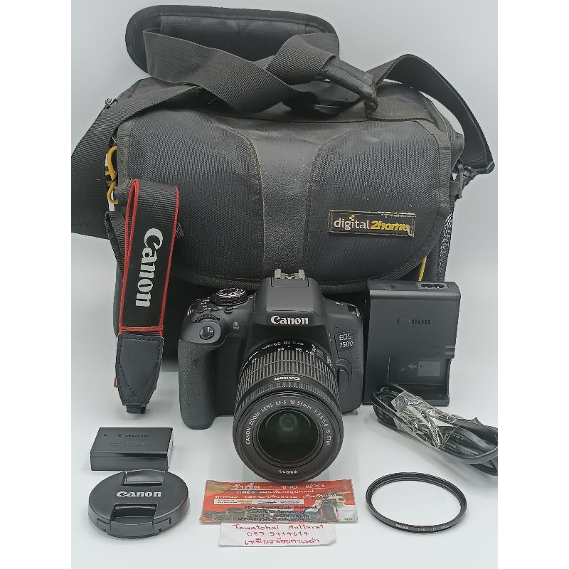กล้อง Canon 750D+18-55 IS STM กล้องมือสอง เลนส์มือสอง