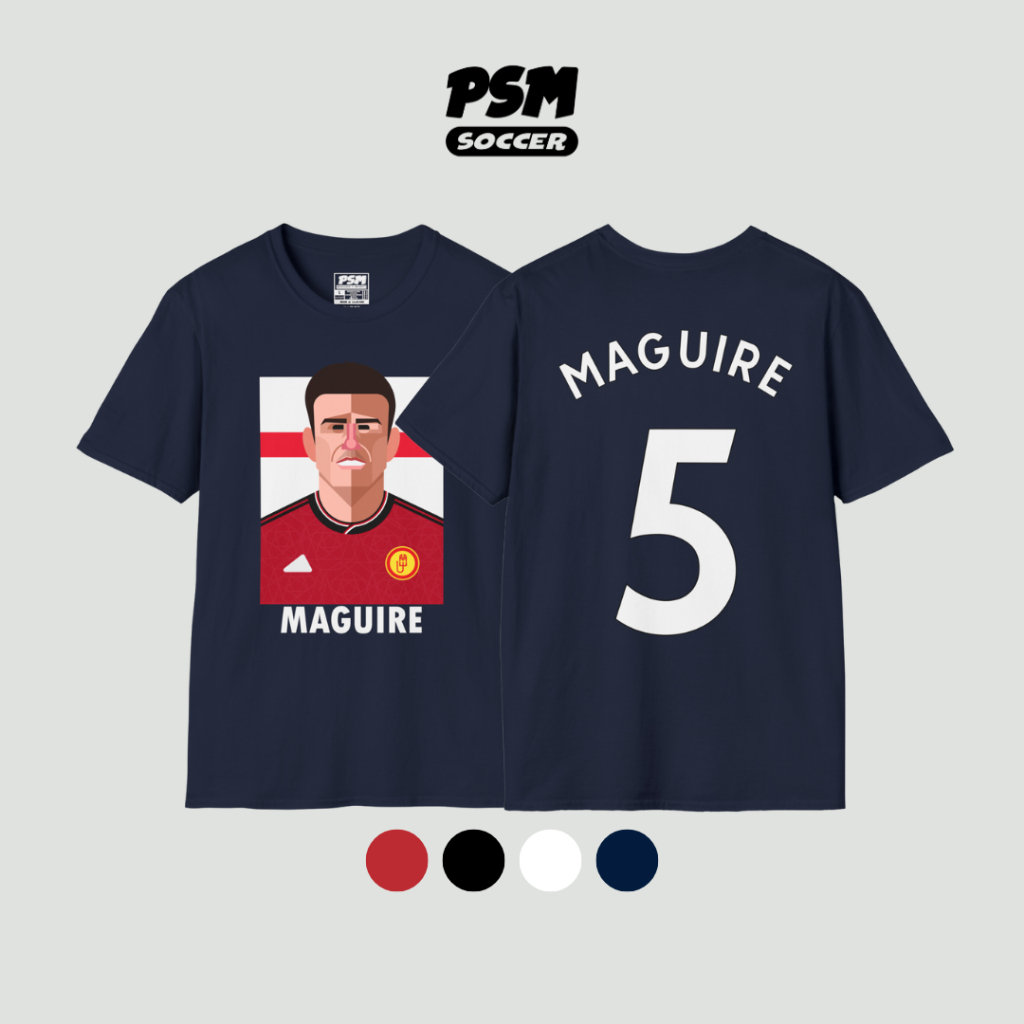 PSM เสื้อยืดลายนักฟุตบอล Harry Maguire ฤดูกาล 2023/24