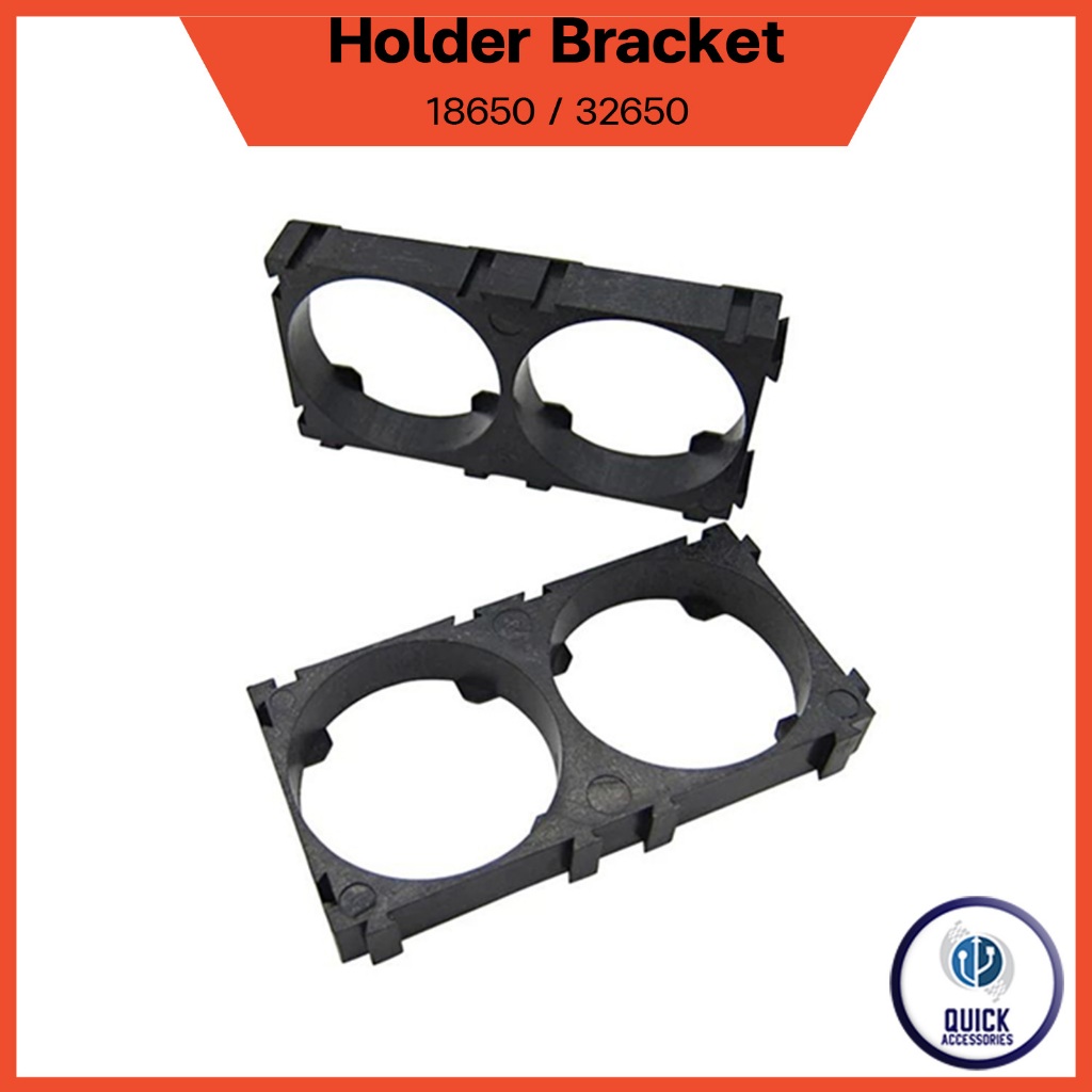 Holder Bracket Socket รางแบตเตอรี่ 18650 32650 32700  แบบ 2-3 ช่อง (ถุงละ10ชิ้น)