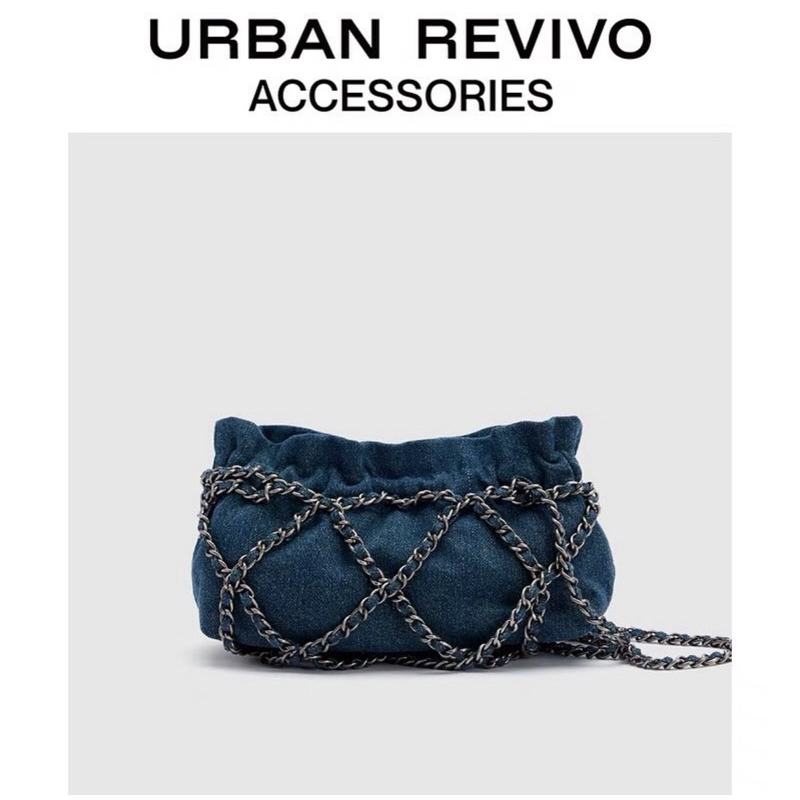 ส่งต่อ กระเป๋า Urban Revivo สีdenim แท้💯