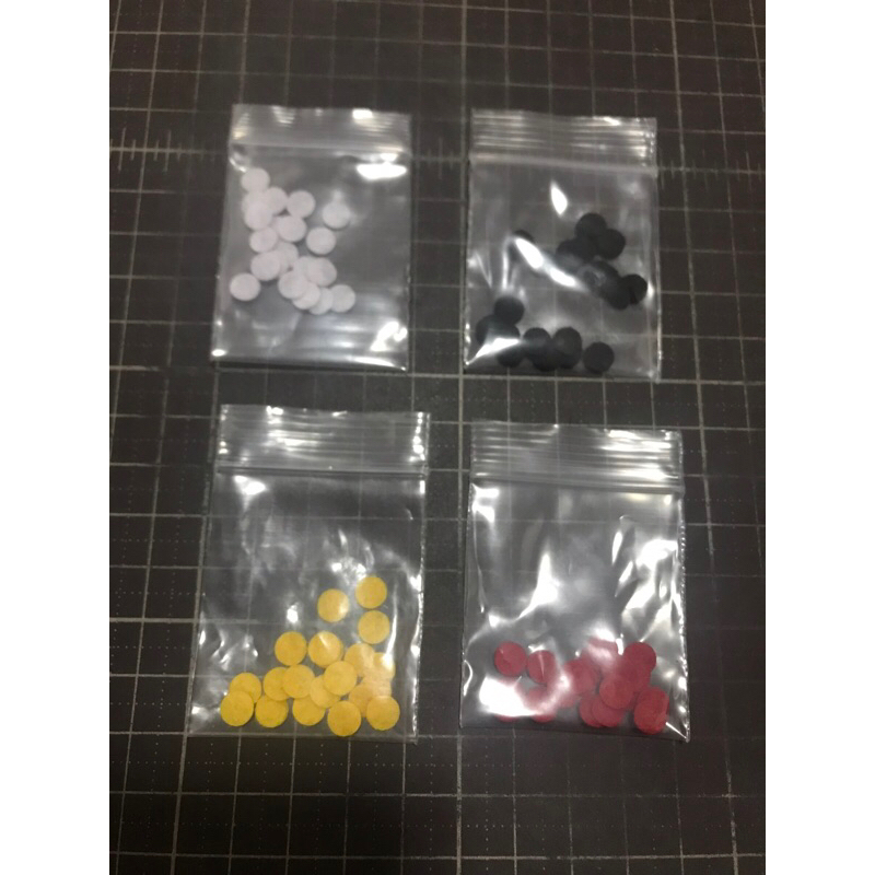 KHMรหัส 671 ผ้าสักหลาดตัดวงกลม(ตาตุ๊กตา)ขนาด 6.5 มิล 20 ชิ้นราคา 7 บาท(สั่งได้พ่อค้าตัดเอง)