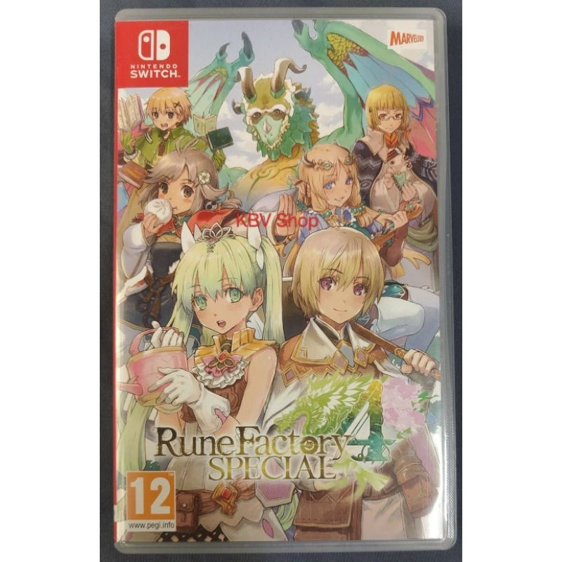 (ทักแชทรับโค๊ด)(มือ 2 พร้อมส่ง)Nintendo Switch : Rune Factory 4 Special มือสอง