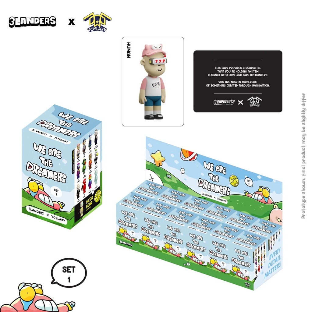 [พร้อมส่ง!!!] Whole Set Blind Box 3Landers X Toylaxy (กล่องสุ่มยกเซต)