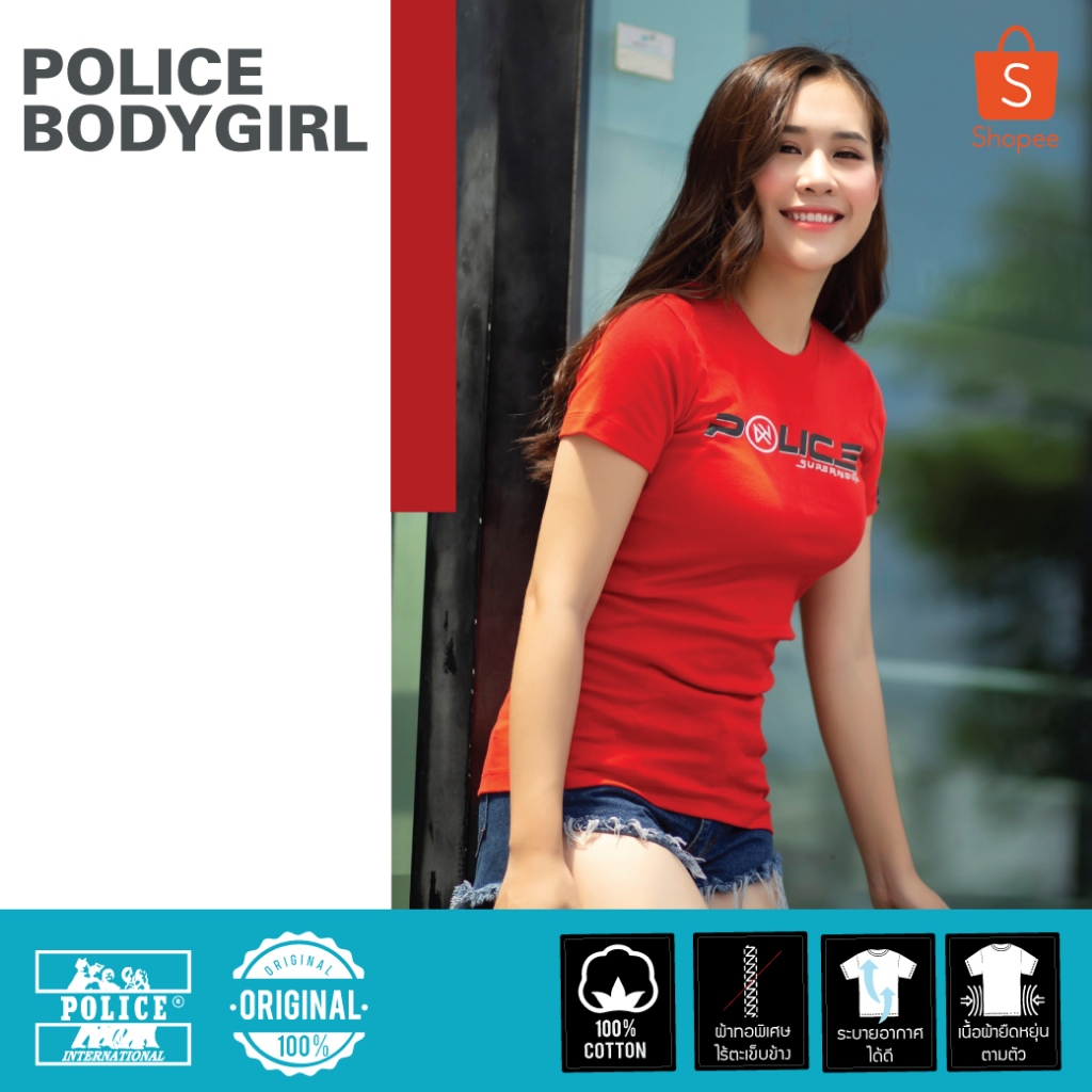 Police Bodygirl เสื้อผู้หญิง ทรง Slimfit GC026 — صورة 2