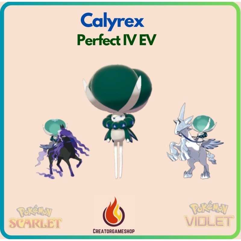 Pokemon Scarlet and Violet Calyrex // Glastrier /// Spectrier