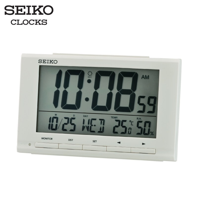 SEIKO CLOCKS นาฬิกาดิจิตอล รุ่น QHL090W ขนาด 3.6 x5.8 นิ้ว