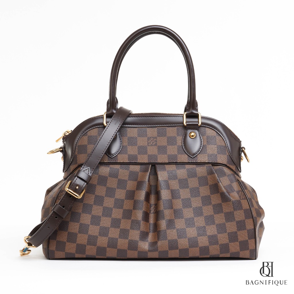 LV TREVI PM BROWN DAMIER DAMIER CANVAS GHW