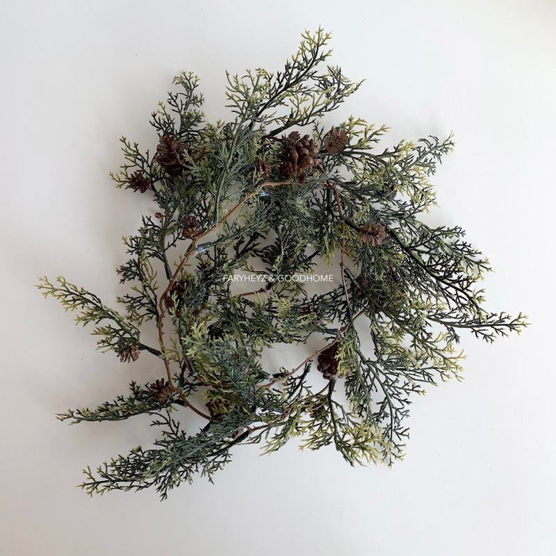 เถาวัลย์ลูกสนคริสต์มาส christmas pine cone vine | faryheyz