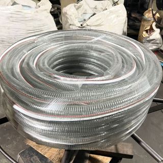 สายยางใส้ลวด ขนาด 4 - 25 มม. สายใยลวด สายหม้อน้ำ ระบายไอ ทนร…