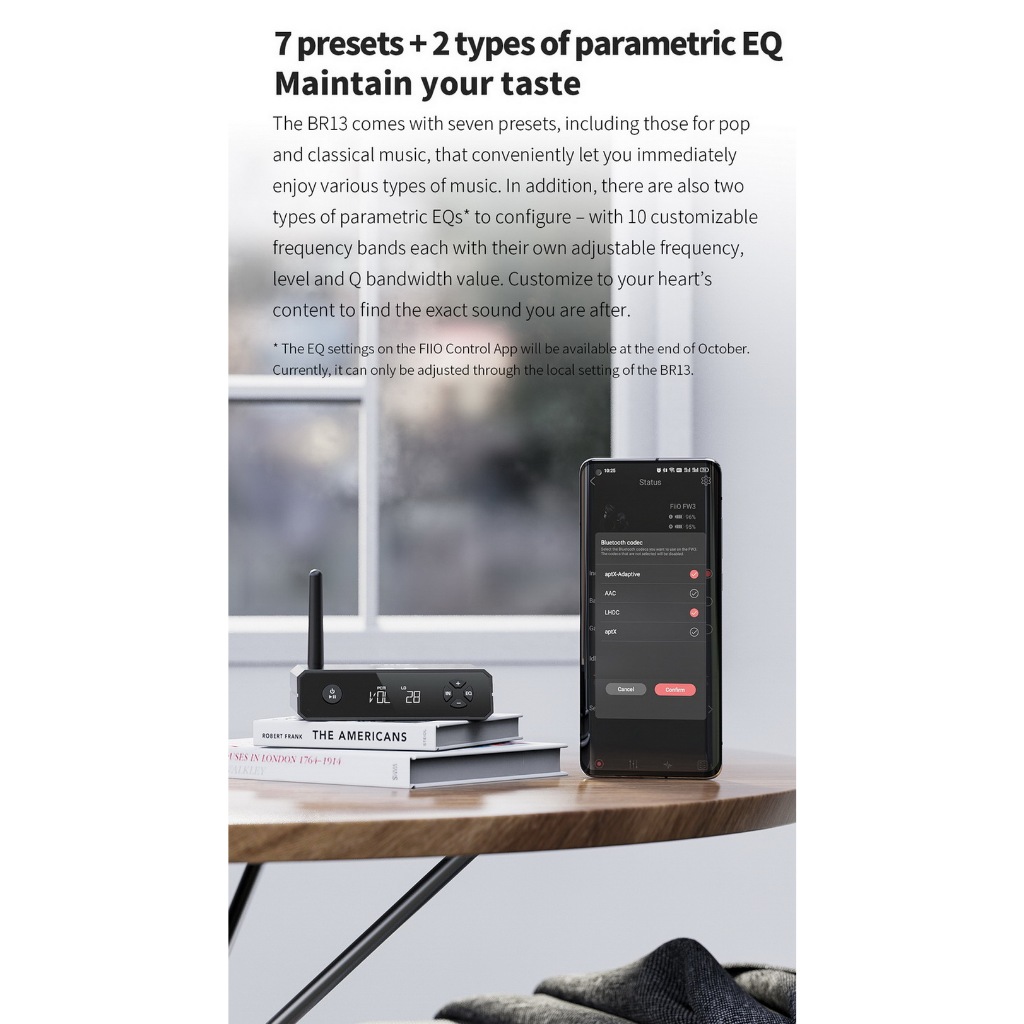 (ประกันศูนย์ไทย) FiiO BR13 ตัวรับสัญญาณ Bluetooth รองรับ Dual Hi-Res ประกันศูนย์ไทย