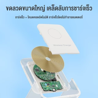OWIRE แท่นชาร์จไร้สาย 15W หัวชาร์จเร็ว ขาตั้งโทรศัพท์มือถือ แบบไร้สาย ชาร์จเร็ว