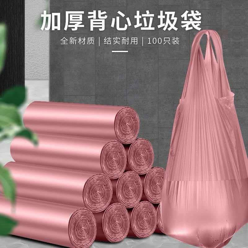 ถุงขยะเซต 5 ม้วน 100 ใบคุ้มมาก