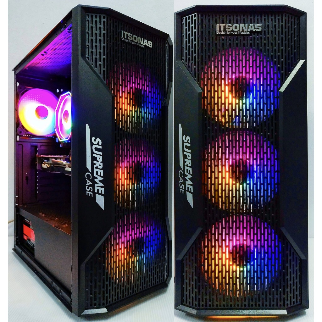 #COMฯPCพร้อมใช้ #SET_I5_7400 #RX_570_4G #RAM_16G #NVMe_256G