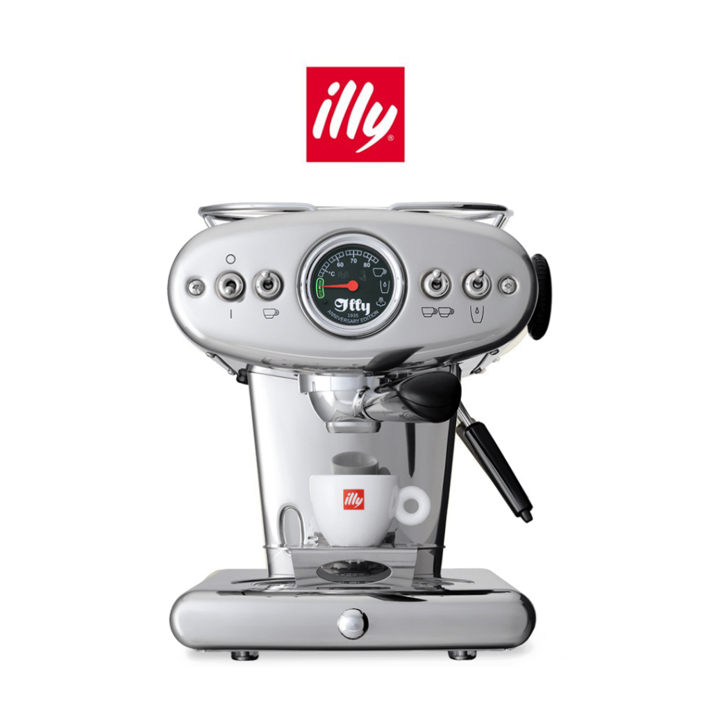 ILLY X1 Anniversary สำหรับ e.s.e พ็อดและกาแฟคั่วบด(สีเงิน)ILLY X1 ANNIVERSARY E.S.E POD & GROUND COF