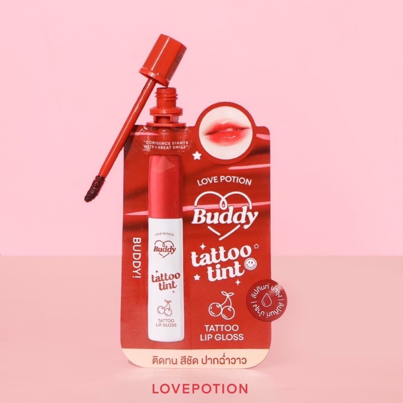 (แบบซอง&พร้อมส่ง!) ลิปแทททูทิ้นท์/ TATTOO  LIP TINT