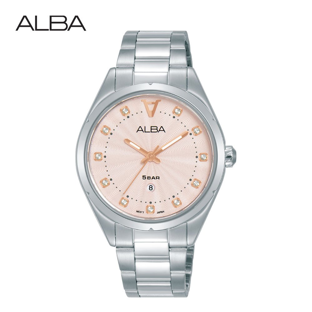 ALBA นาฬิกาข้อมือผู้หญิง Signa Quartz รุ่น AH7BP7X ขนาด 34 mm.