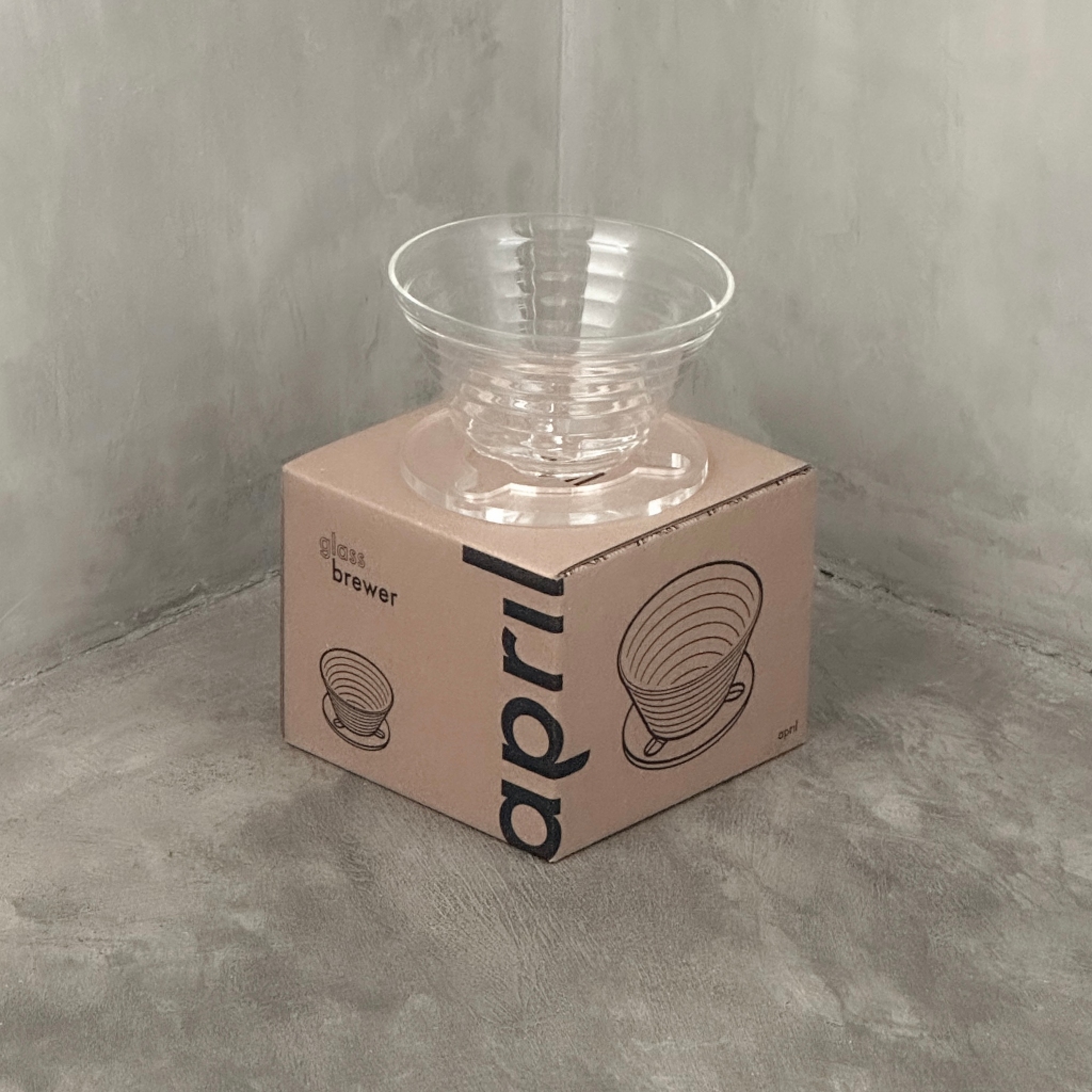 April Glass Brewer / dripper from April coffee roasters Copenhagen Denmark
