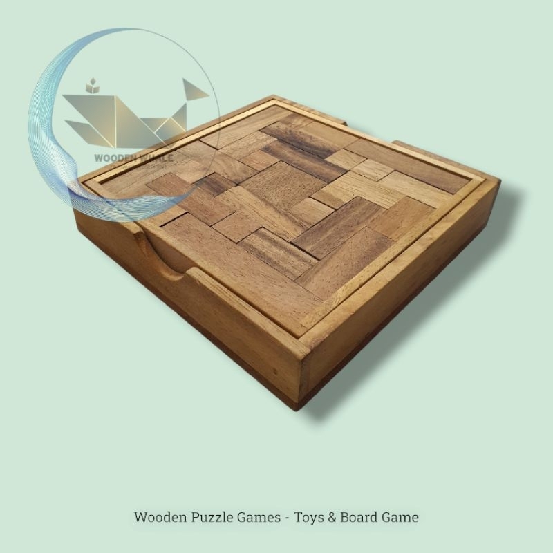 ตัวต่อปริศนา (Square Puzzle), ของเล่นเสริมสร้างทักษะ และพัฒนาการ -Wooden Toy -Toys -Puzzle Toy -Puzzle Game