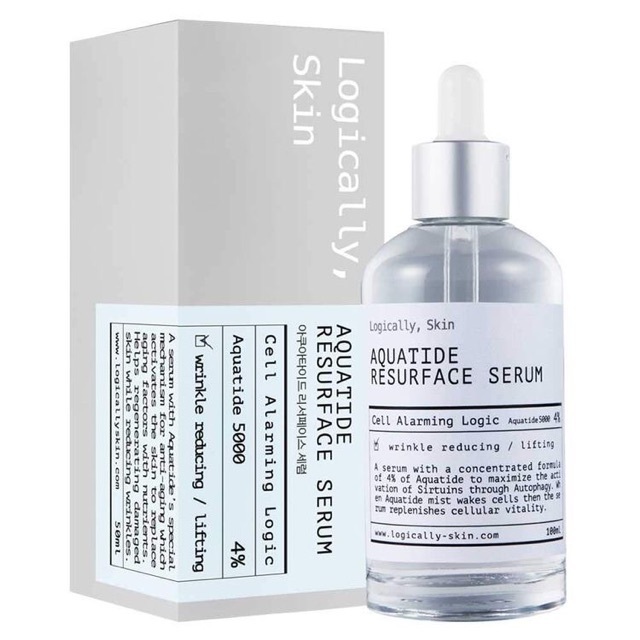 [Exp2026.08][สินค้าของแท้/พร้อมส่ง100%] Logically, skin Aquatide Resurface Serum 50 ml