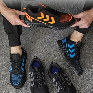Safety Shoes รองเท้าเซฟตี้ รองเท้าผ้าใบ รองเท้าทำงาน（สีฟ้า / สีเทา）