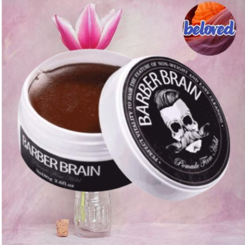 BARBER BRAIN Pomade Firm Hold 80 g แว๊กซ์จัดแต่งทรงผมผู้ชายแท้