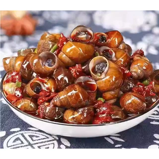 หม่าล่า หอยจุ๊บ (คละรส1ซอง) หม่าล่า หอยจุ๊บในซอสรสเผ็ด หอยที่ปรุงรสเผ็ดร้อน