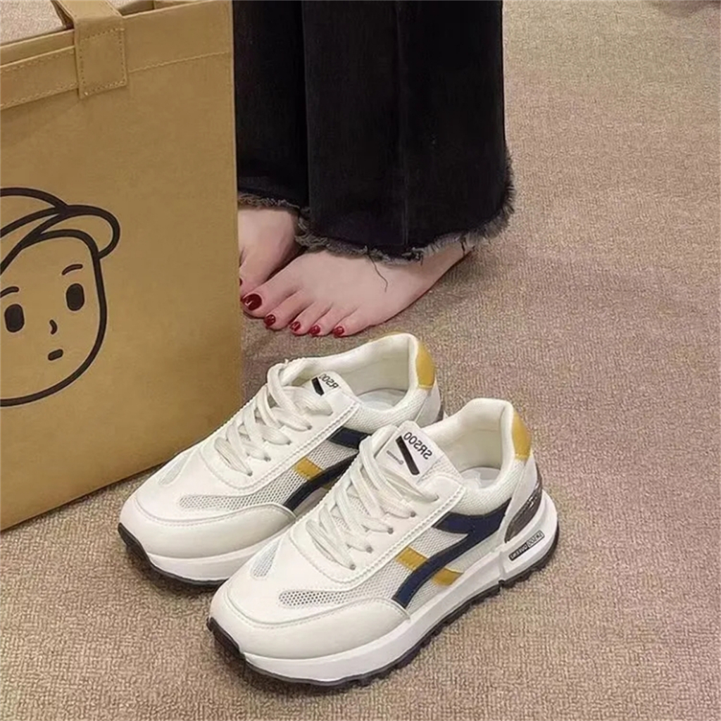 🎀ผลิตภัณฑ์ใหม่🎀 รองเท้าผ้าใบผู้หญิง รองเท้าวินเทจArgan แฟชั่นสไตล์ฮ่องกง ดีไซด์สวยและใส่สบาย ระบายอากาศได้ดี ไซส์ 35-44