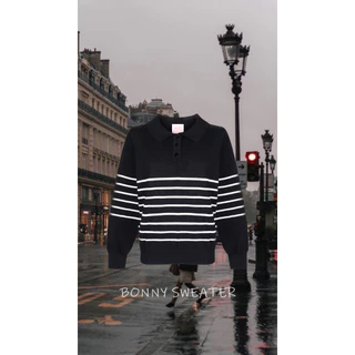 Bonny sweater ( บอนนี่ ) สเวตเตอร์ไหมพรม คอปก ผ้านุ่มมากๆค่ะ