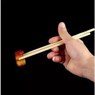 (1000คู่)ตะเกียบไม้ไผ่ ใช้แล้วทิ้ง คุณภาพดี สะอาด ขนาด19.5cm