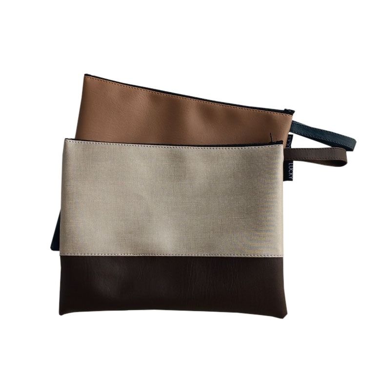 LUCKY mattress กระเป๋าหนังใส่ของ พกพาสะดวก (คละลาย)