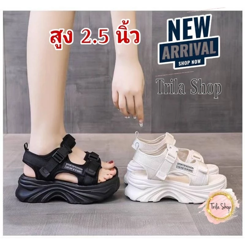 ✨🅽🅴🆆!!รองเท้ารัดส้นสไตล์เกาหลี รุ่น#8302