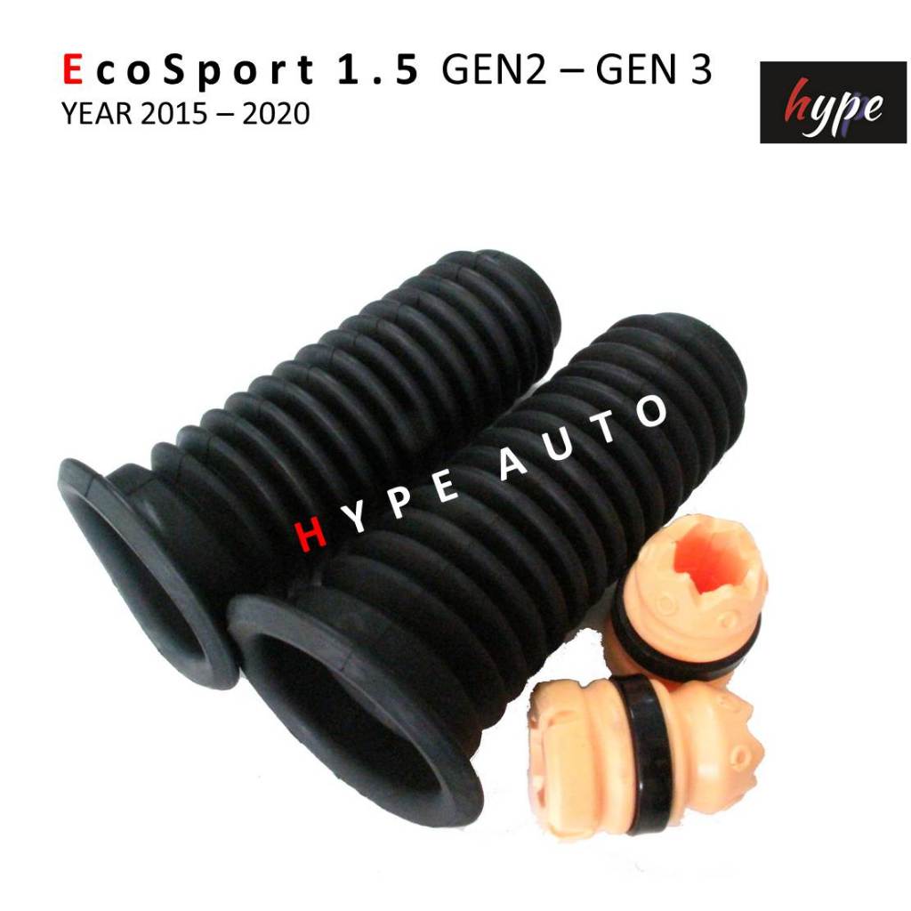 *** SET *** กันฝุ่นโช๊ค+โฟมกันกระแทกโช๊คหน้า ฟอร์ด FORD อีโค่สปอร์ต EcoSport 1.5 Gen2 – 3 ปี 2015-2020 ( 4 ชิ้น)