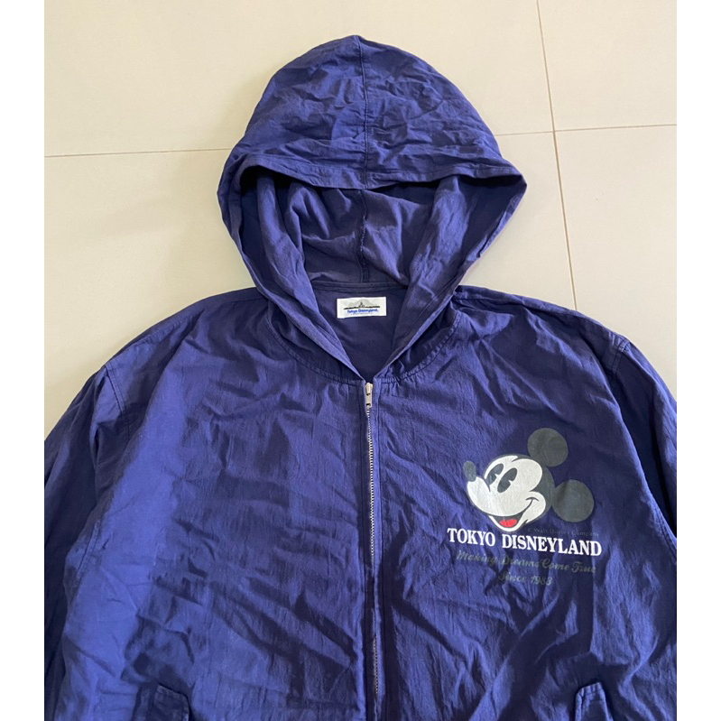 เสื้อแจ็กเก็ตแขนยาวมีหมวก tokyo disneyland