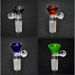 โจ๋แก้วที่จับทรงกลม คัพสี 14mm และหลอดแก้ว